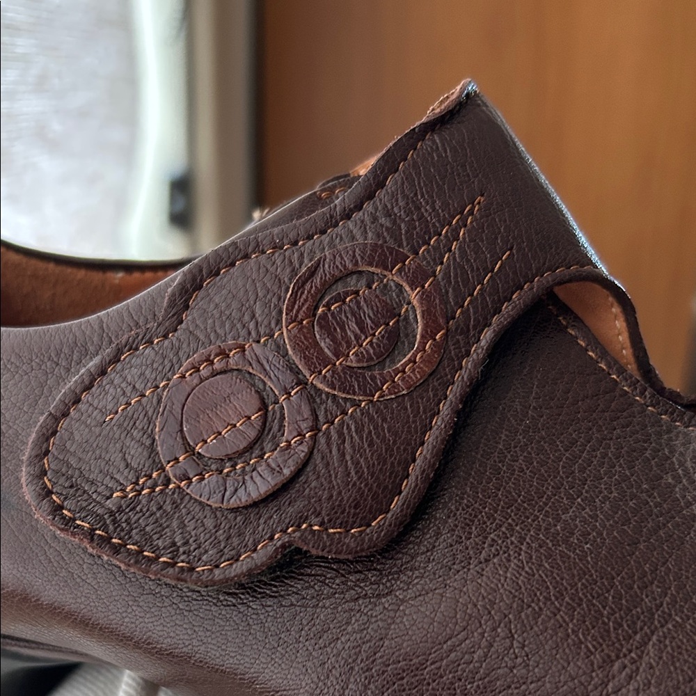 Brown Leather Women's Shoes - Picture 6 of 6